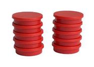 MARKER MAGNET, 30MM X 7MM, RED, PK10