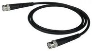 CABLE ASSY, BNC PLUG-PLUG, BLACK, 250MM