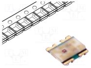 LED; SMD; 0606; RGB; 1.6x1.6x0.35mm; 130°; 20mA; Variant: tricolour LITEON