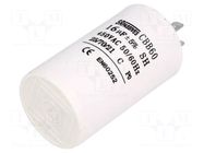 Capacitor: polypropylene; motors, run; 16uF; 450V; Ø40x70mm; ±5% SR PASSIVES