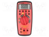 Digital multimeter; RS232; LCD; 4,75 digit (9999); -20÷1300°C 