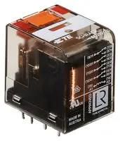 POWER RELAY, 4PDT, 6A, 115VAC, TH