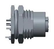 SENSOR CONN, M12, RCPT, 4POS, PANEL