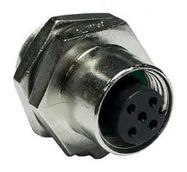 SENSOR CONN, M12, RCPT, 3POS, PANEL