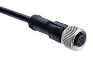 CABLE ASSY, M12 RCPT-FREE END, 1M