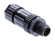 SENSOR CONN, M12, PLUG, 4POS, CABLE