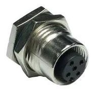SENSOR CONN, M12, RCPT, 8POS, PANEL