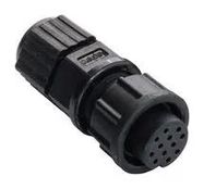 CIRCULAR CONNECTOR, RCPT, 3POS