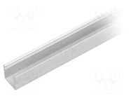 Profiles for LED modules; white; L: 1m; SMART10; aluminium TOPMET