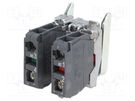 Contact block; 22mm; Harmony XB4; -25÷70°C; front fixing SCHNEIDER ELECTRIC