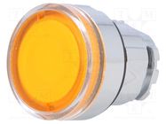 Switch: push-button; 22mm; Stabl.pos: 1; orange; ZBV6; IP66; flat SCHNEIDER ELECTRIC