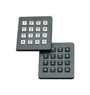 SWITCH, KEYPAD, 4X4, 5MA, 12V, ABS