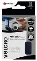 TAPE, HOOK & LOOP, 25MMX75MM, BLK, 4 SET