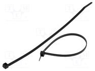 Cable tie; L: 210mm; W: 4.7mm; polyamide; 355N; black; Ømax: 55mm HELLERMANNTYTON