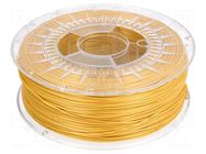 Filament: PLA; Ø: 1.75mm; golden; 200÷235°C; 1kg DEVIL DESIGN