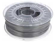 Filament: PET-G; Ø: 1.75mm; grey; 220÷250°C; 1kg DEVIL DESIGN