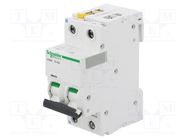 Circuit breaker; 400VAC; Inom: 10A; Poles: 1+N; Charact: B; 6kA; IP20 SCHNEIDER ELECTRIC