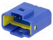 Connector: wire-wire/PCB; socket; male; 560,E-Seal; THT; blue; IP67 EDAC