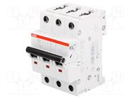 Circuit breaker; 230/400VAC; Inom: 63A; Poles: 3; Charact: C; 6kA ABB