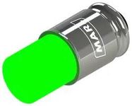LED BULB, GRN, MIDGET GROOVE/S5.7S, 6CD