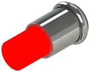 LED BULB, RED, MIDGET FLANGE, 346MCD