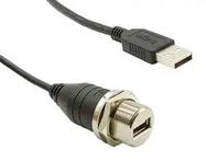 USB CBL, 2.0 SEALED A RCPT-A PLUG, 0.5M