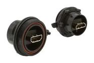 ADAPTER, HDMI RCPT-RCPT, BLACK, PANEL