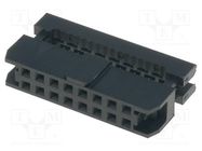 Plug; IDC; female; PIN: 16; without strain relief; IDC; 1mm; black Amphenol Communications Solutions