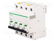 Circuit breaker; 400VAC; Inom: 13A; Poles: 3+N; Charact: B; 6kA; IP20 SCHNEIDER ELECTRIC