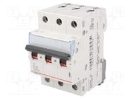 Circuit breaker; 400VAC; Inom: 16A; Poles: 3; Charact: C; 6kA; IP20 LEGRAND