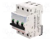 Circuit breaker; 400VAC; Inom: 16A; Poles: 3; Charact: B; 6kA; IP20 LEGRAND