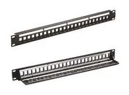 PATCH PANEL, UNLOADED KEYSTONE, 24PORT