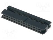 Plug; IDC; female; PIN: 30; without strain relief; IDC; 1mm; black Amphenol Communications Solutions