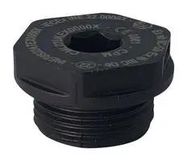 STOPPING PLUG, M20, BLACK, NYLON