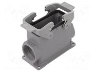 Enclosure: for HDC connectors; Han® B; size 16B; high; PG29; IP65 HARTING