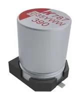 CAP, ALU ELEC, HYBRID, 220UF, 35V, SMD