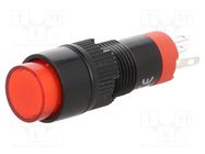 Switch: push-button; Pos: 2; SPDT; 0.5A/250VAC; 1A/24VDC; ON-ON ONPOW