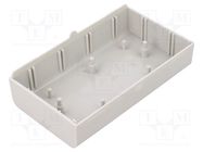 Enclosure: enclosure base; X: 70mm; Y: 123mm; Z: 25.5mm; ABS; grey COMBIPLAST