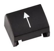 CAP, ROCKER/TACTILE SW, UP ARROW, BLK