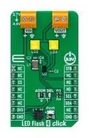 LED FLASH 4 CLICK ADD-ON BRD, I2C, 3.3V