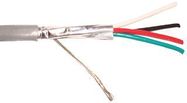 SHIELDED MULTICONDUCTOR CABLE, 4 CONDUCTOR, 22AWG, 1000FT, 300V