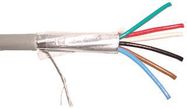 SHIELDED MULTICONDUCTOR CABLE, 6 CONDUCTOR, 22AWG, 500FT, 300V