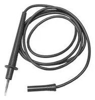 TEST PATCH LEAD, BLACK, 10A, 600V, 1.22M