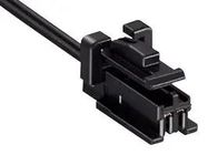 CONN HOUSING, PLUG, 6POS, 1MM, BLACK