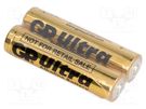 Battery: alkaline; 1.5V; AAA,R3; non-rechargeable; Ø10.5x44.5mm GP