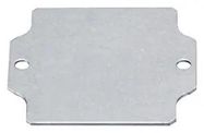 BACK PANEL, GALVANIZED STEEL, 69X64MM