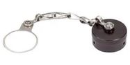 DUST CAP W/ CHAIN & RING, RCPT, SIZE 8