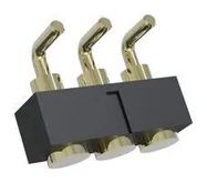 CONN, R/A POGO PIN HDR, 3P, 1R/2.54MM/TH