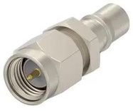 RF ADAPTOR, SMA PLUG-QMA JACK, 50 OHM