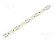 LED strip; 24V; white warm; W: 10mm; L: 500mm; CRImin: 80; 120°; 3014 OPTOFLASH